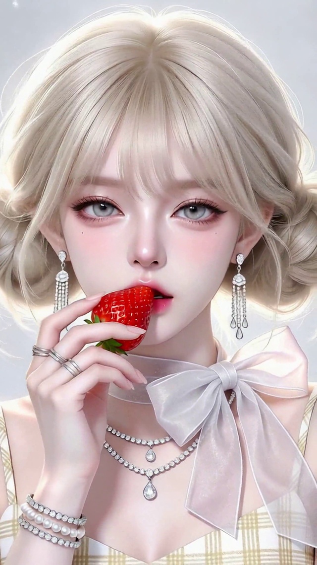 浅金甜系纯欲美女