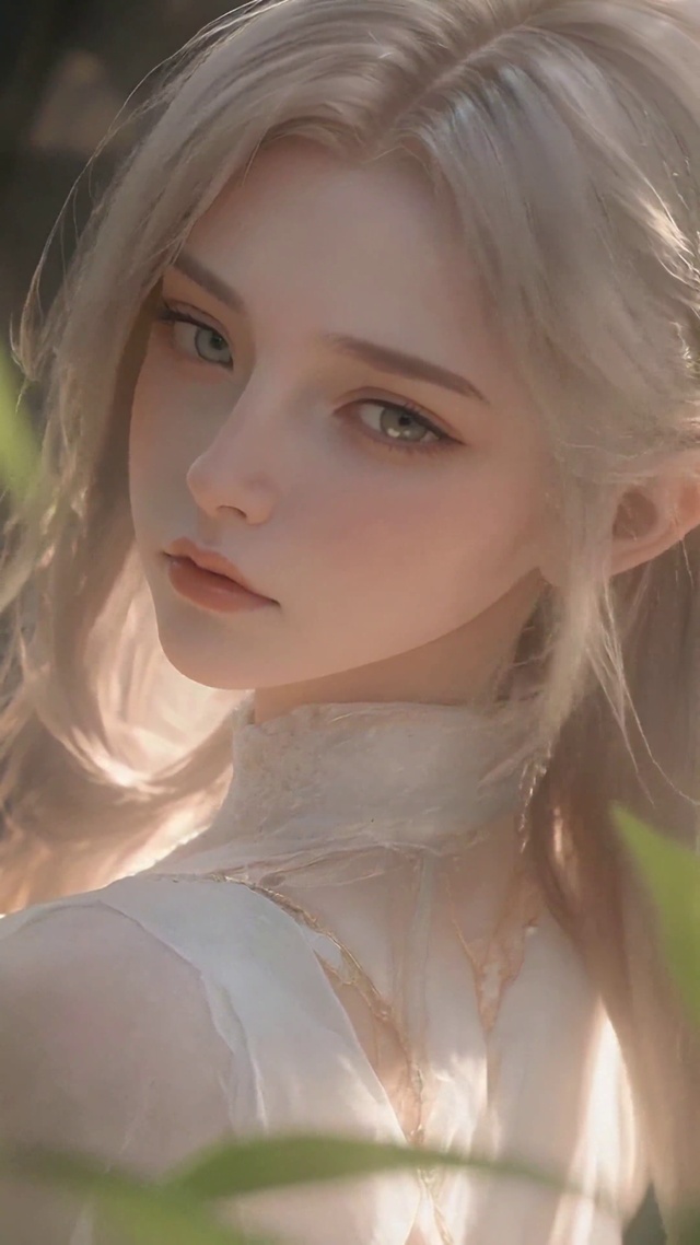 林间仙气精灵美少女
