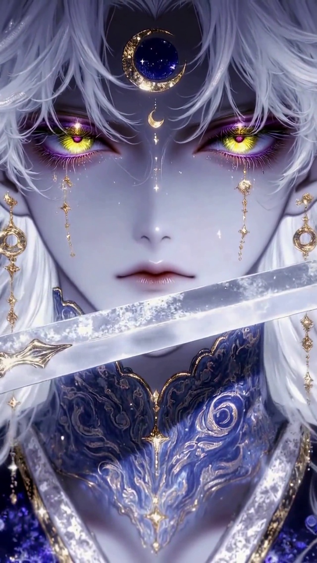 炫酷星空精灵二次元武士