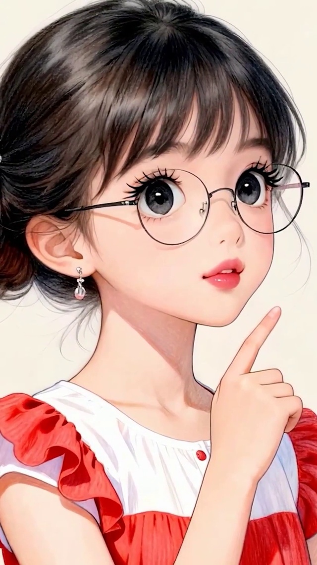 可爱女孩