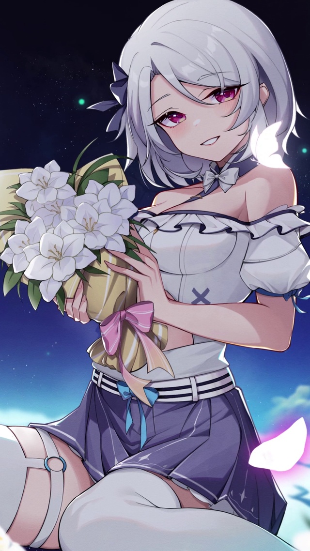 白毛少女