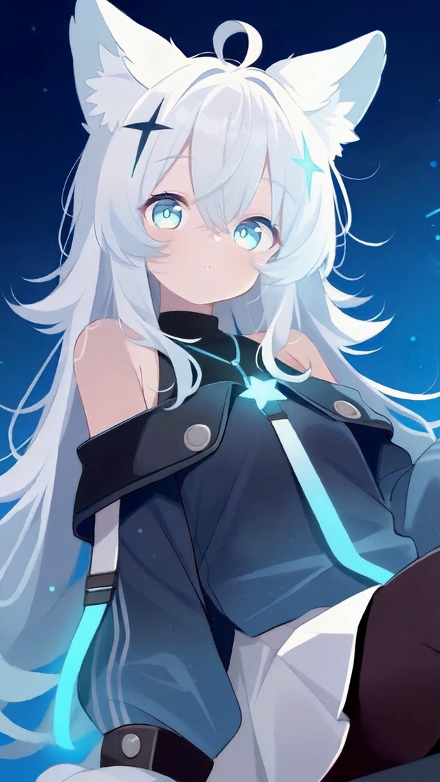 星空下的兽耳美少女