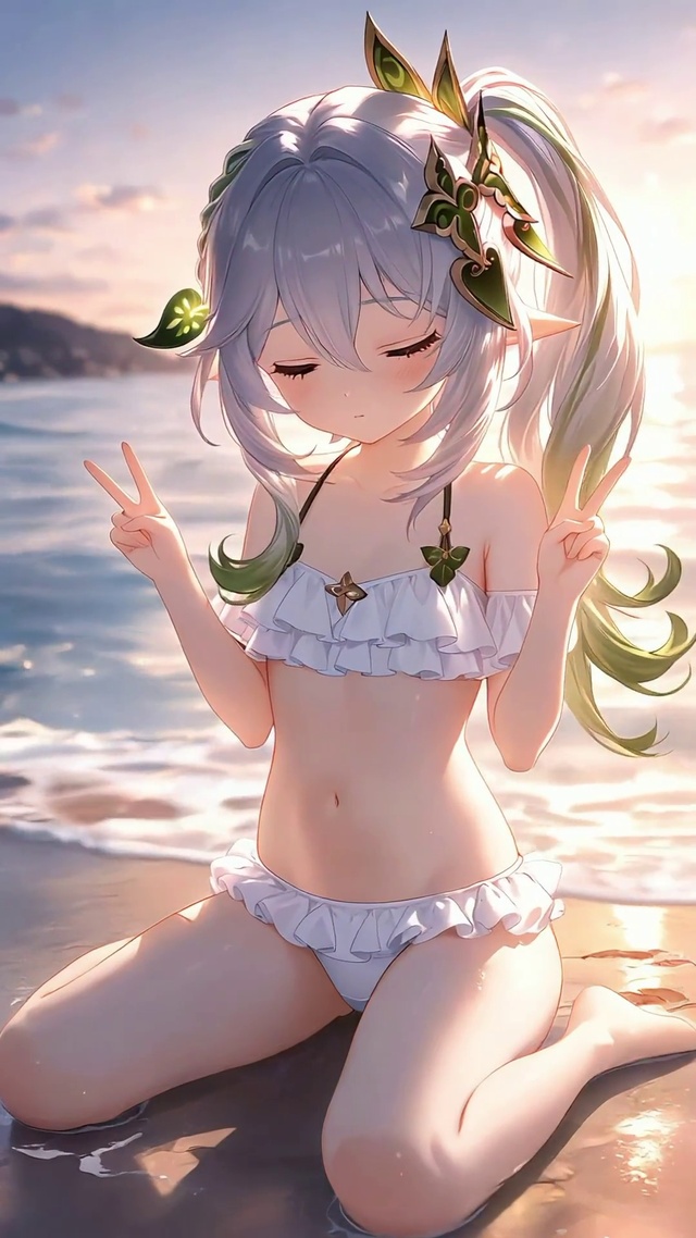 纳西妲丨轻悠海滩丨