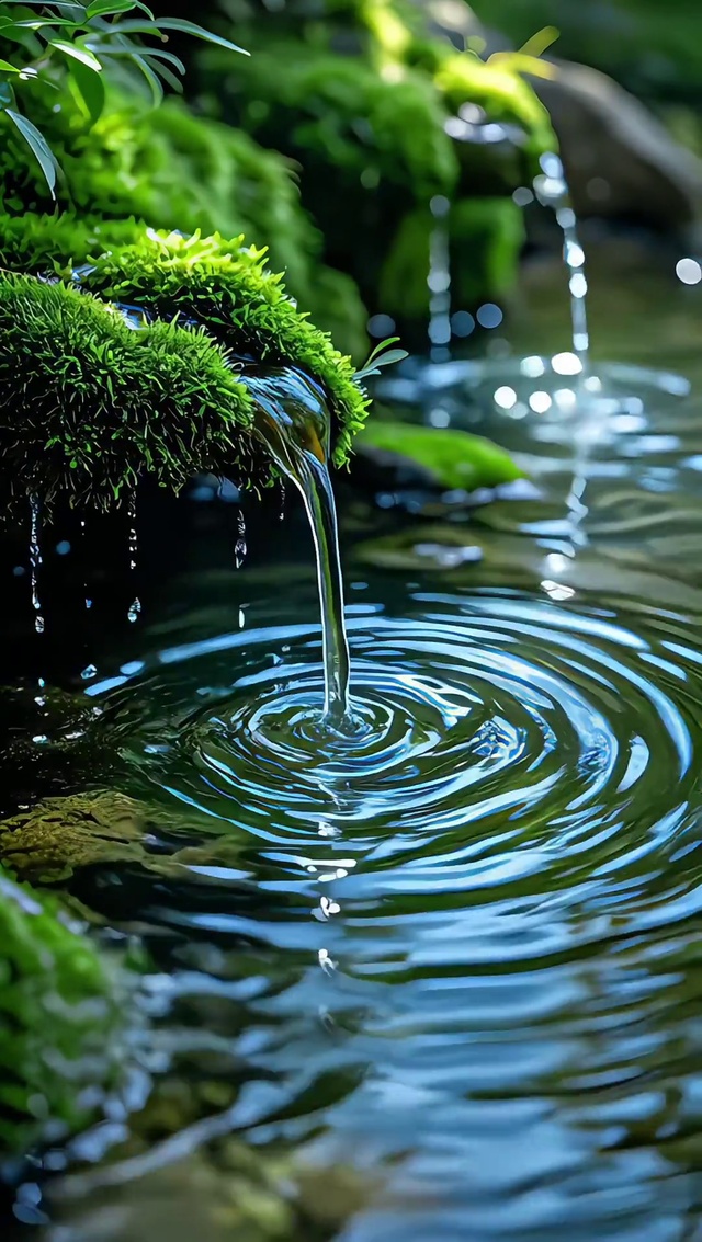 流水潺潺