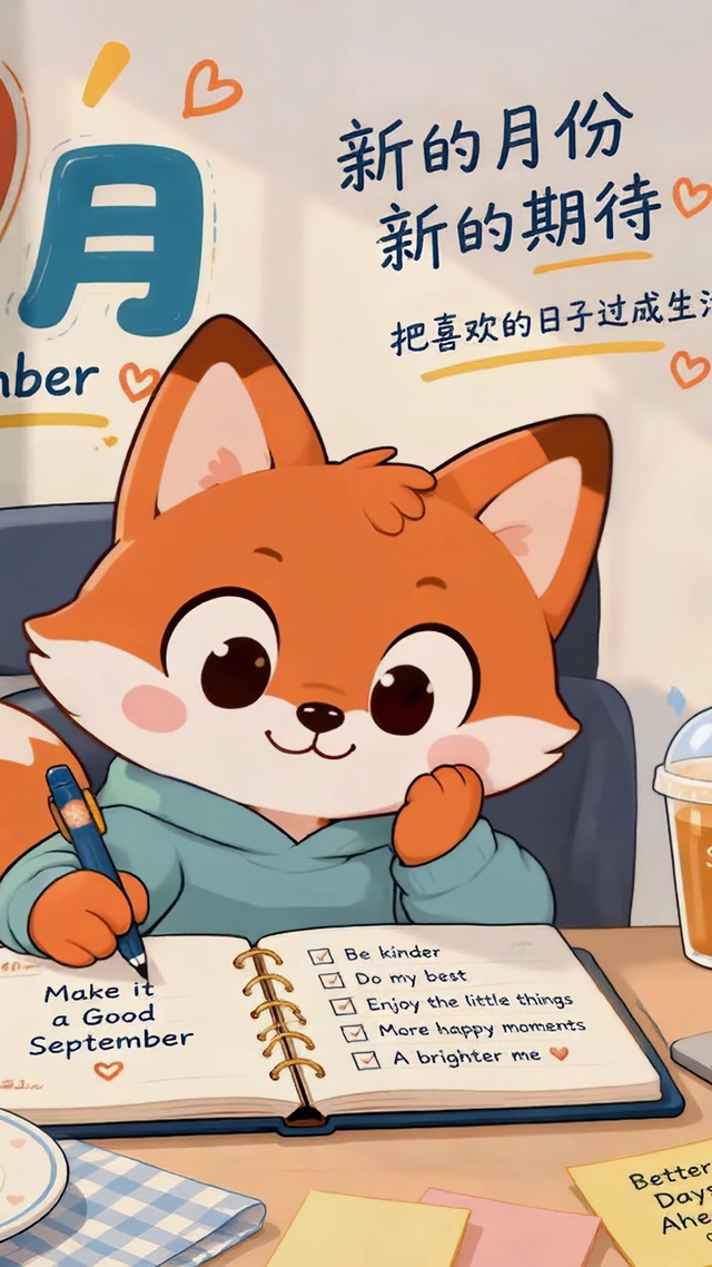 九月小狐狸治愈学习日常