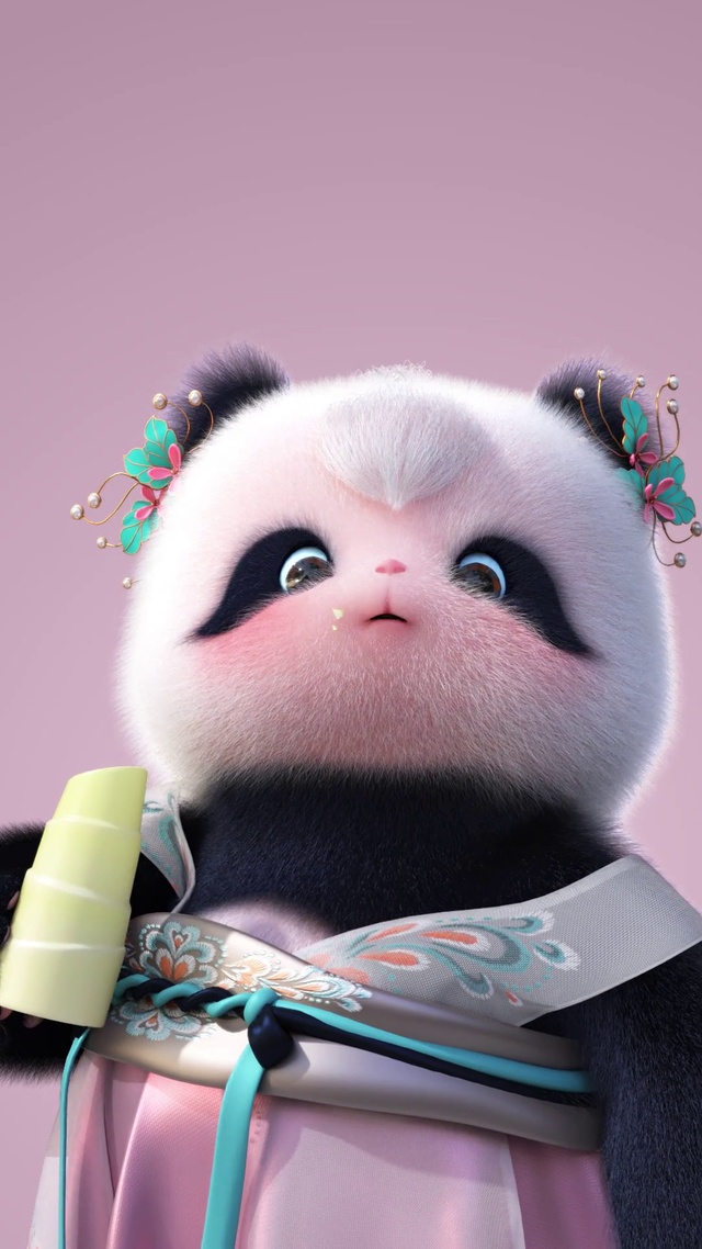 熊非熊偷看手机粉色版