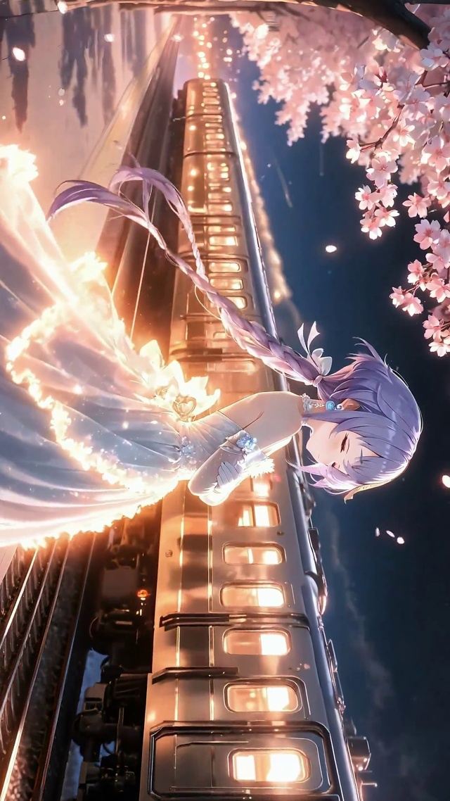 雪墨壁纸丨七七丨樱夜赴约丨