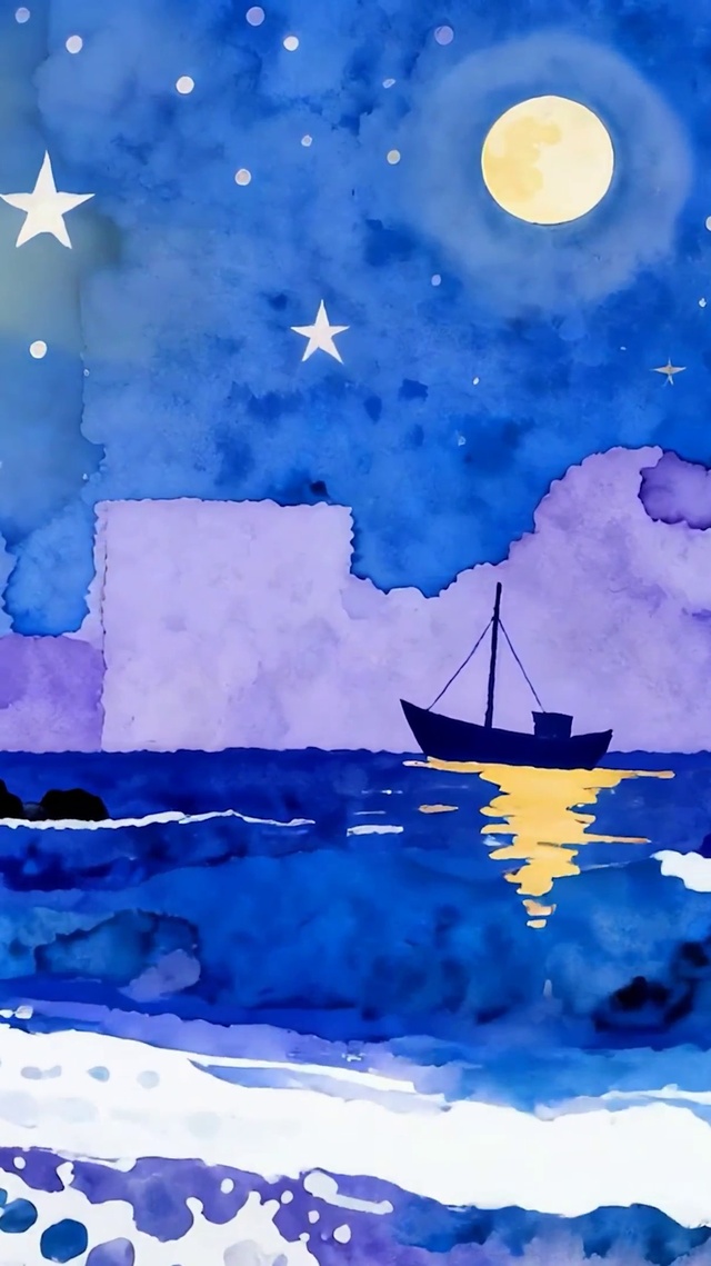 夜景海景星空