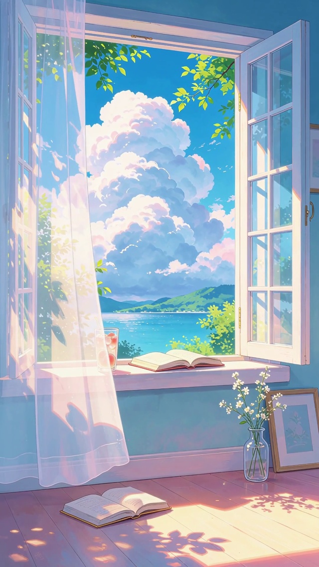 夏日窗台