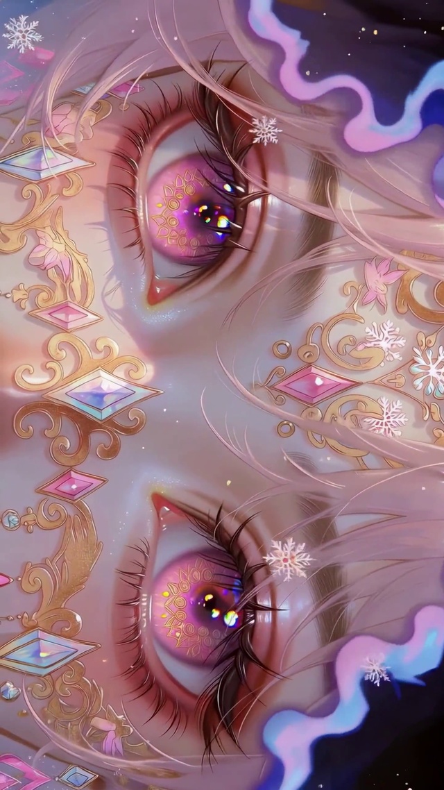 粉紫鎏金眼瞳