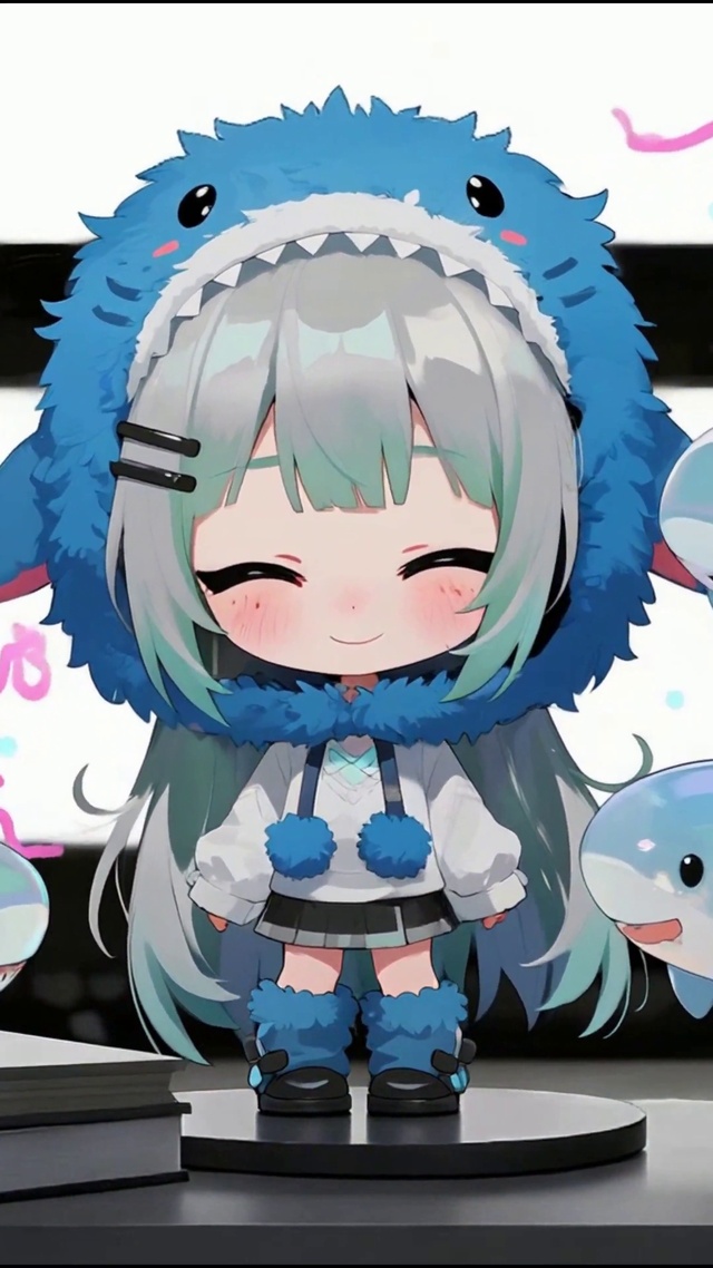 提供情绪价值的桌面娃娃