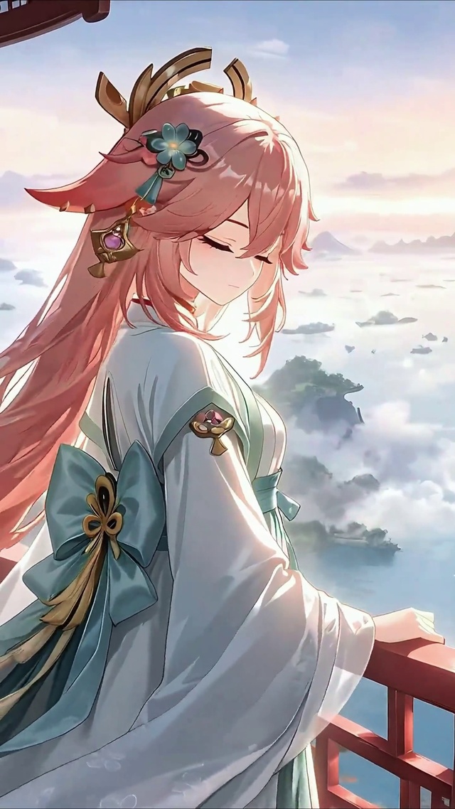 八重神子丨高阁眺海丨