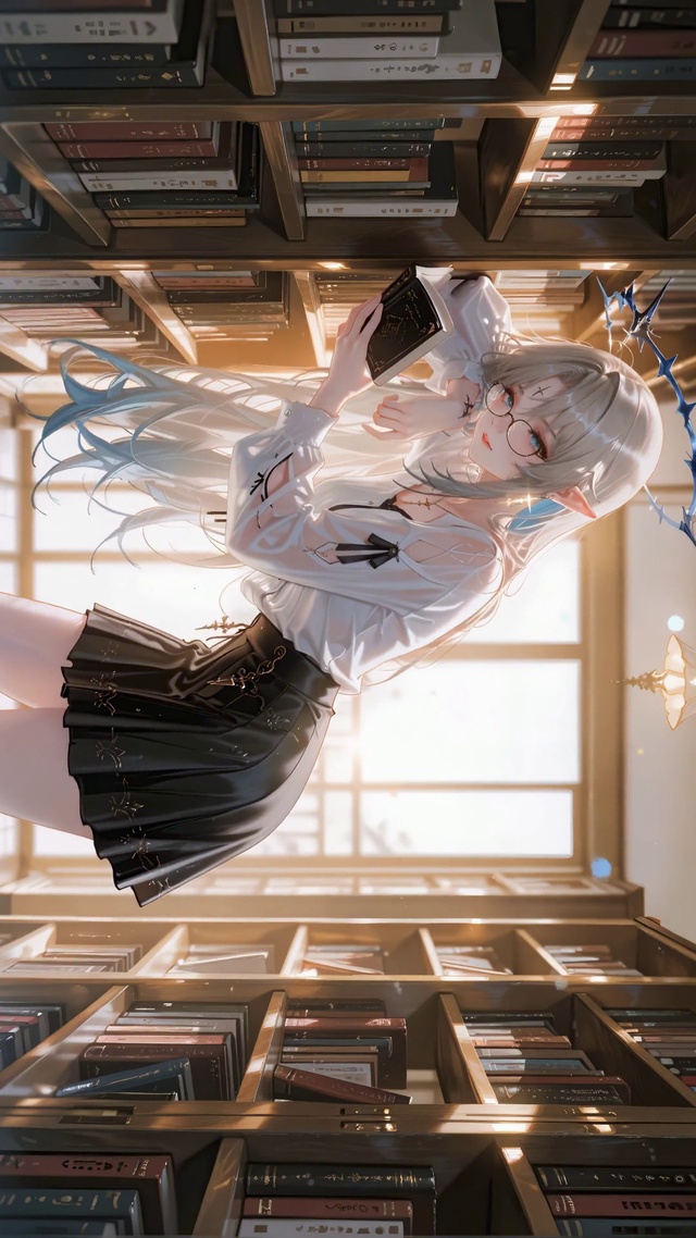 阳光满室的图书馆-芙露德莉斯