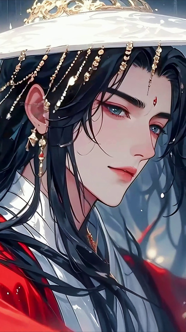 雪笠金芒红衣客