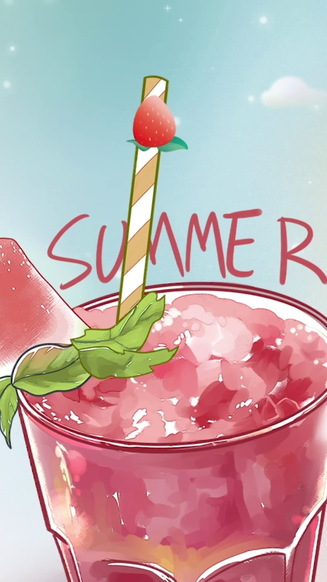 夏日清凉西瓜汁