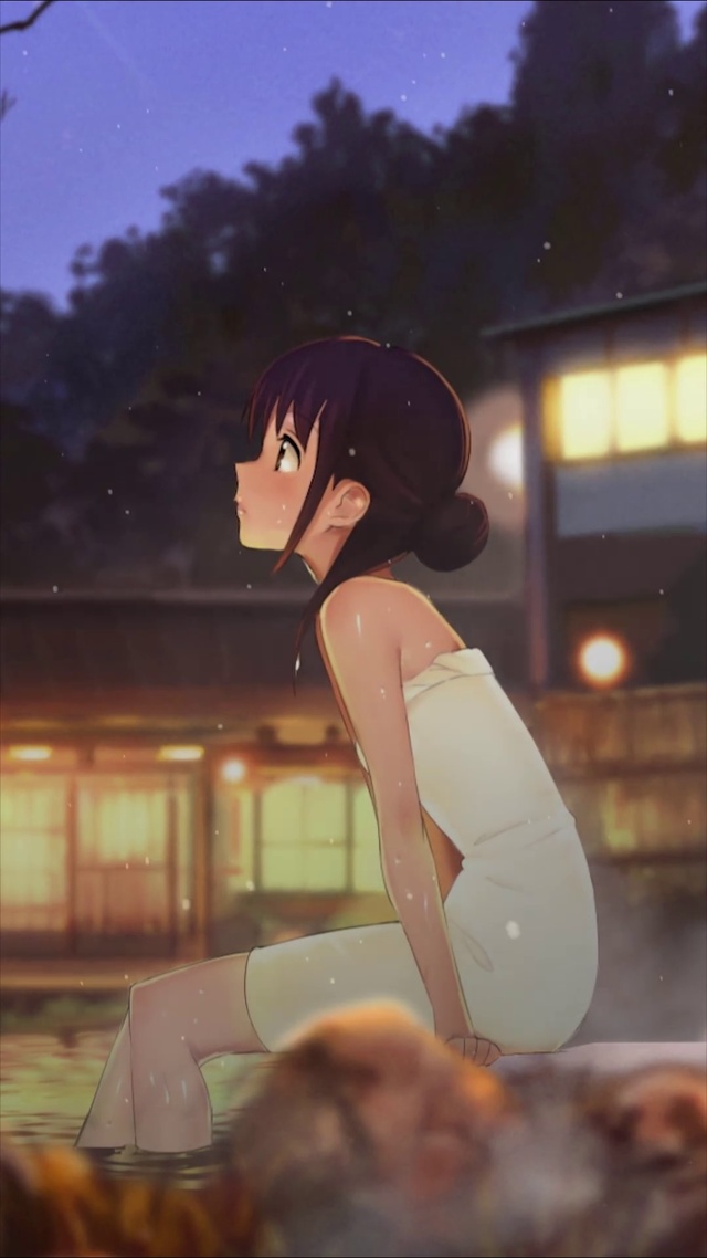 温泉少女