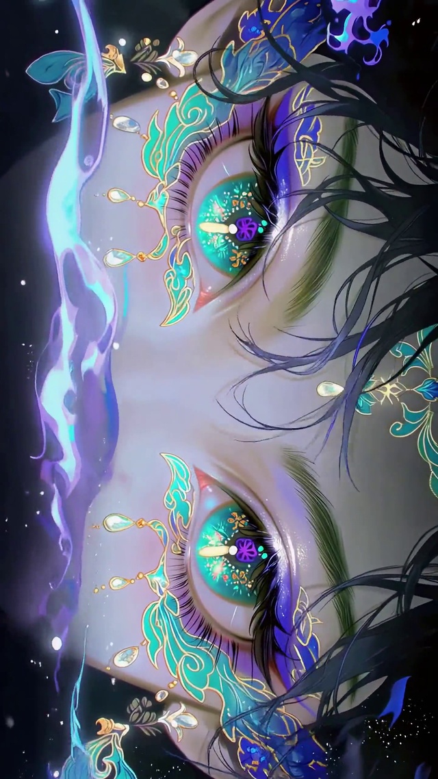 鎏金翡翠眼眸