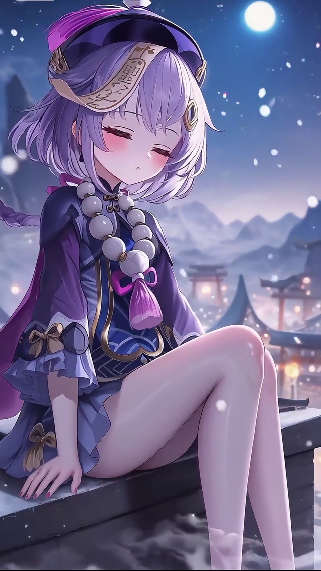 七七丨雪夜寒月丨 