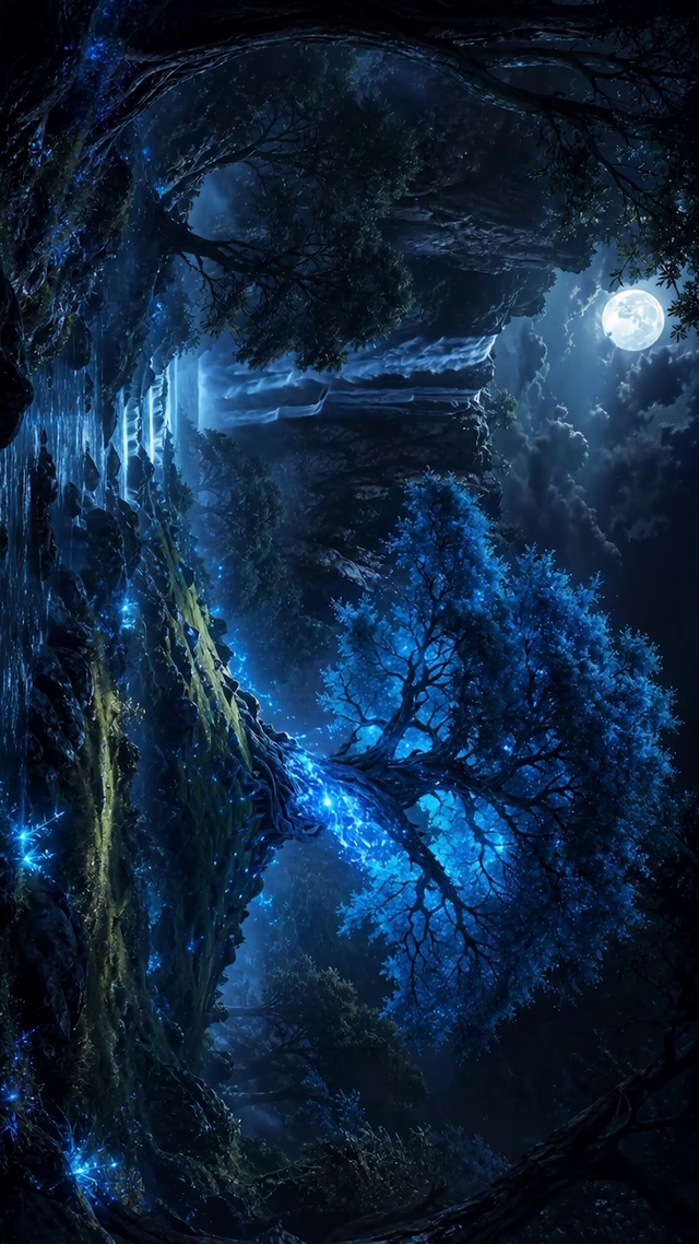 夜晚的森林