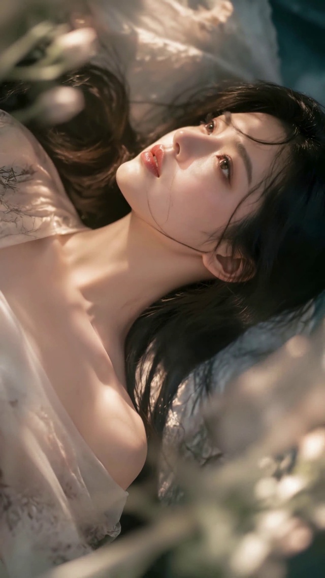 氛围感温柔侧颜女神