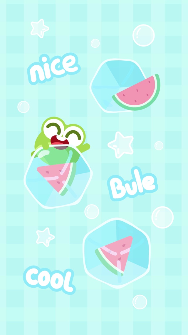 冰蓝酷爽夏日清新