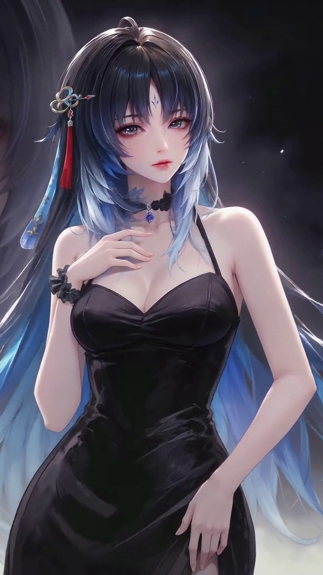 黑裙少女秧秧·玄翎