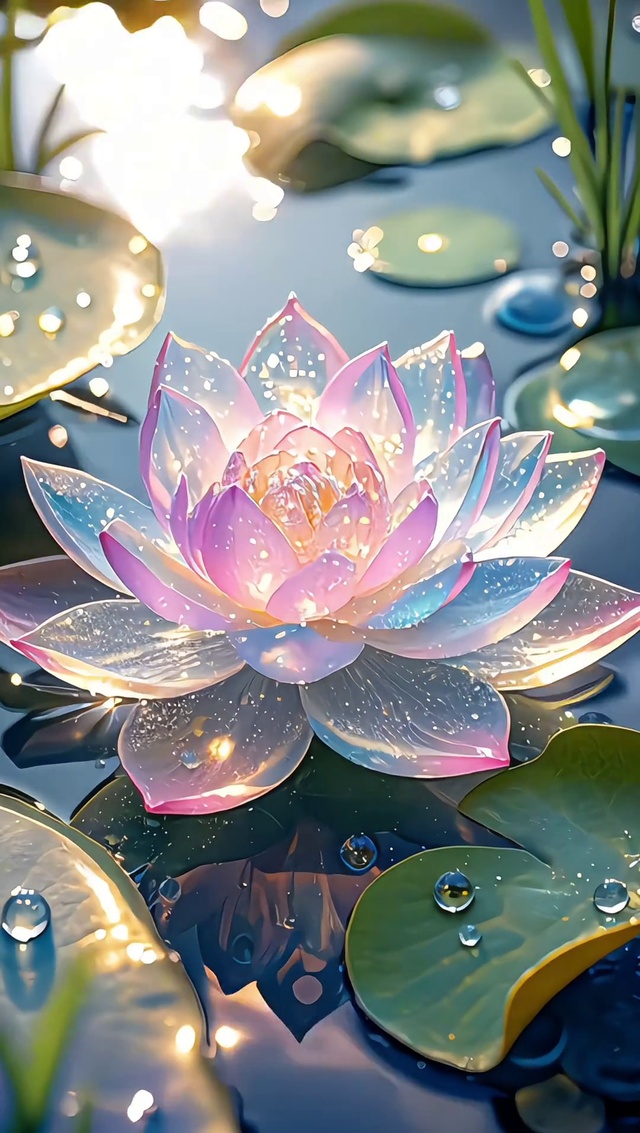 七彩荷花