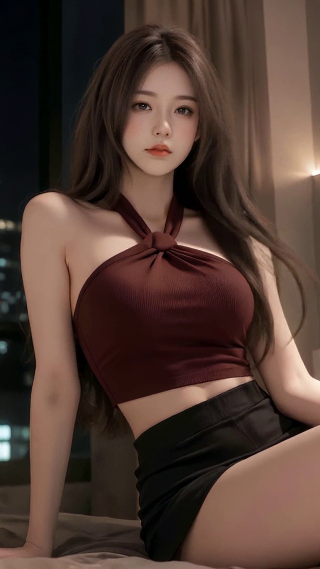 卧室纯欲美女