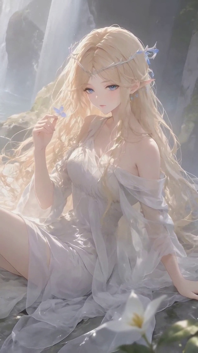 瀑布精灵少女卡提西娅