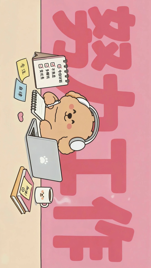 努力工作