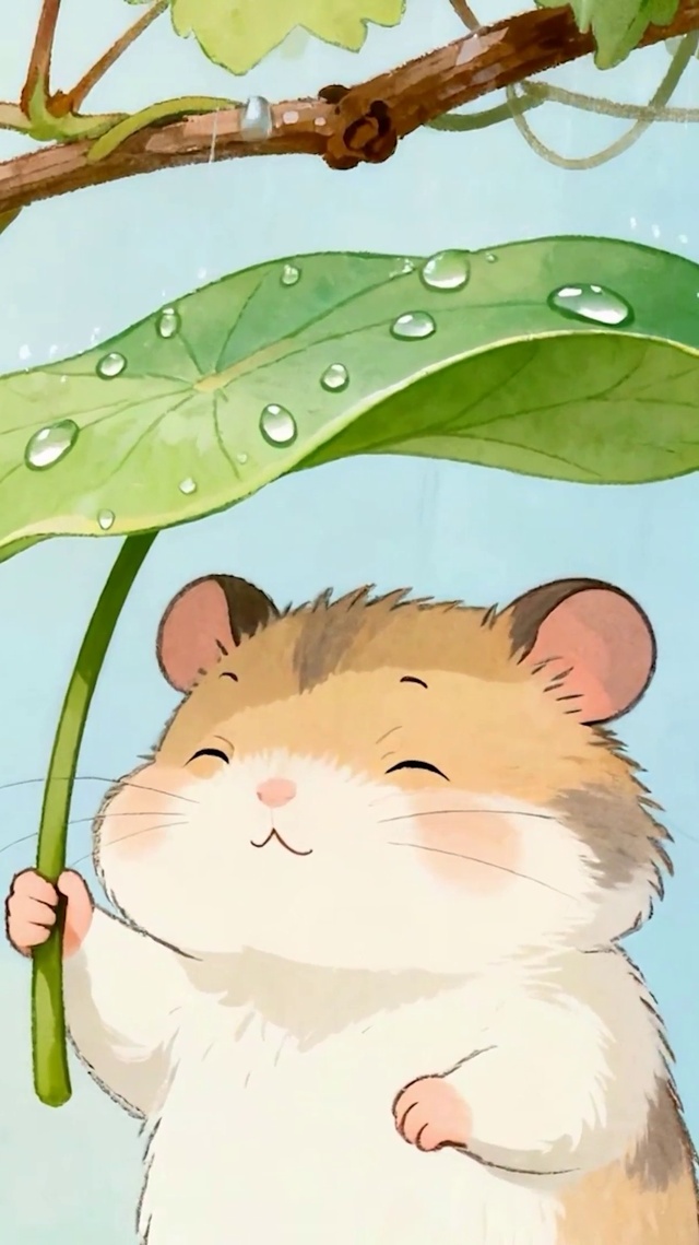 葡萄树下松鼠