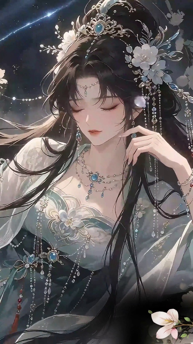 古风动漫花仙少女