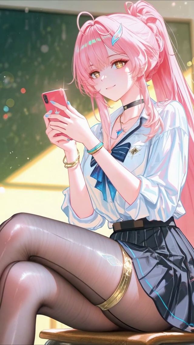 黑丝校服爱弥斯