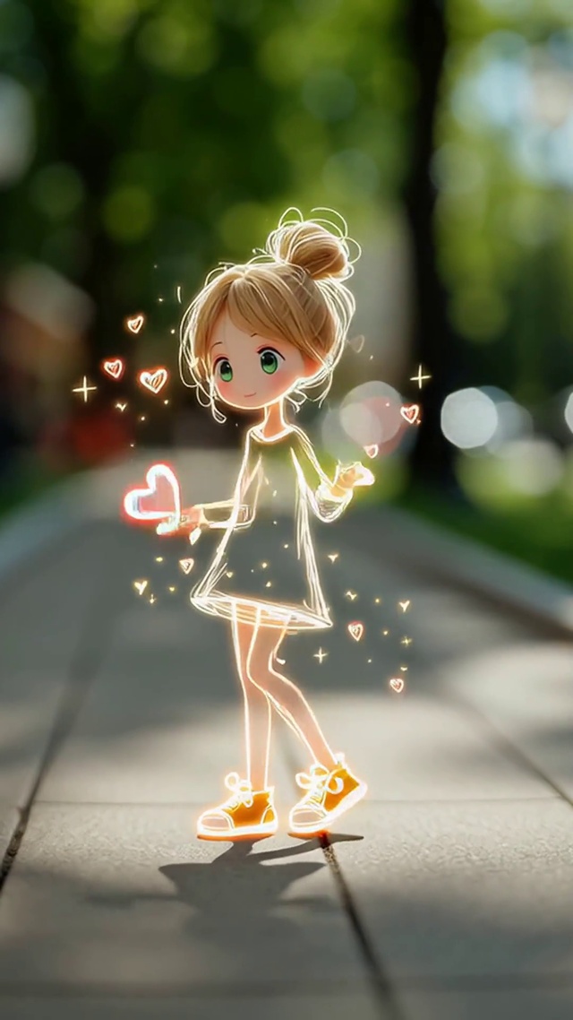 可爱小女孩
