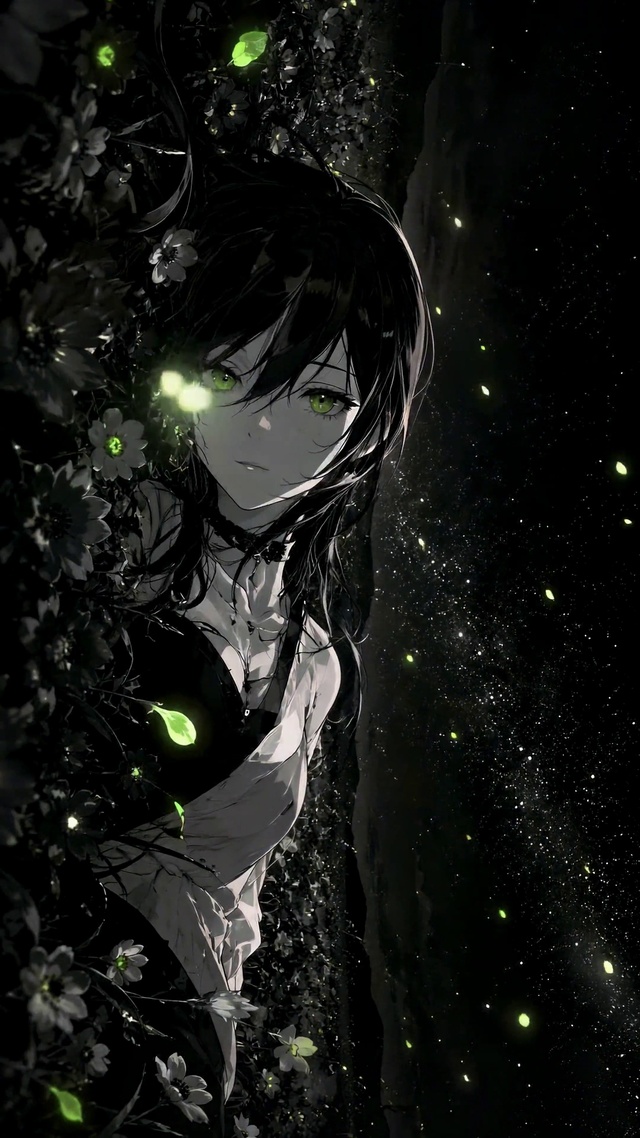 暗夜星空花海蕾塞