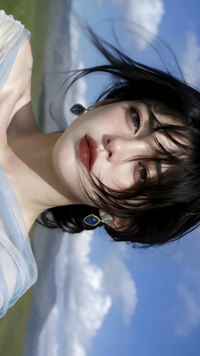 旷野清新氛围感美女