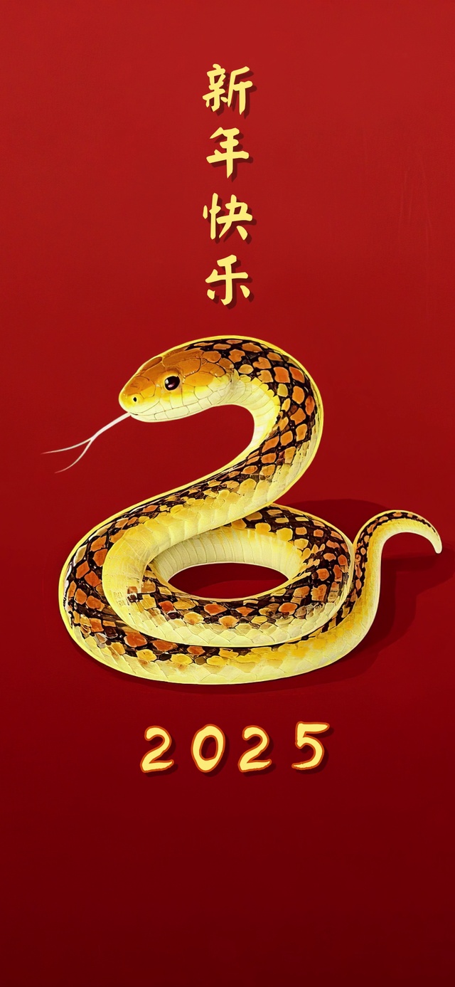 蛇年快乐