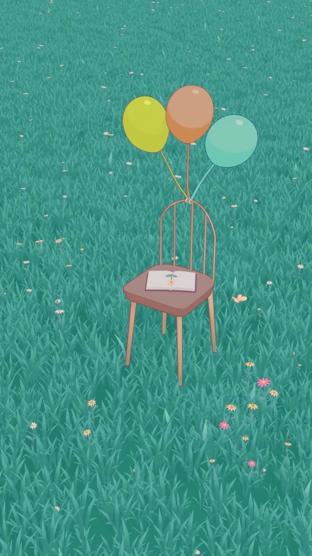 微风拂绿，蝶舞花间