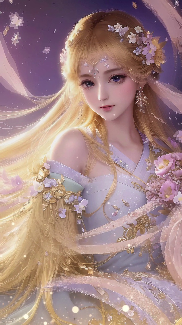 金发美少女