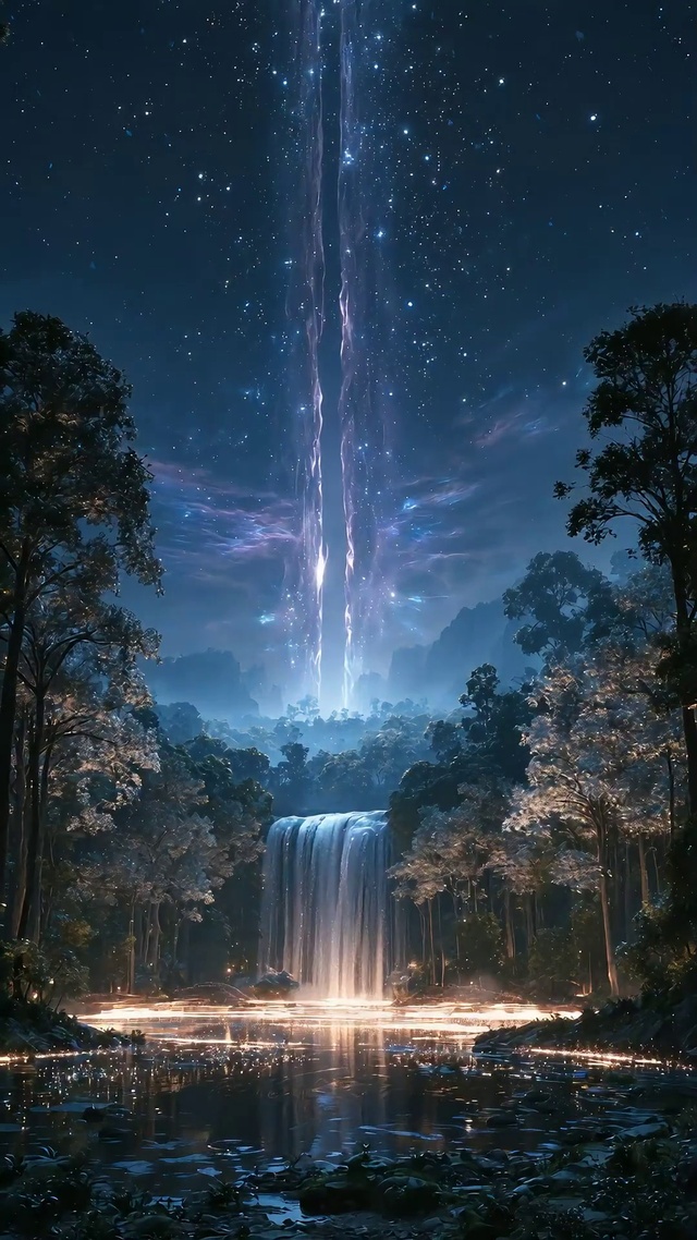 夜晚星光
