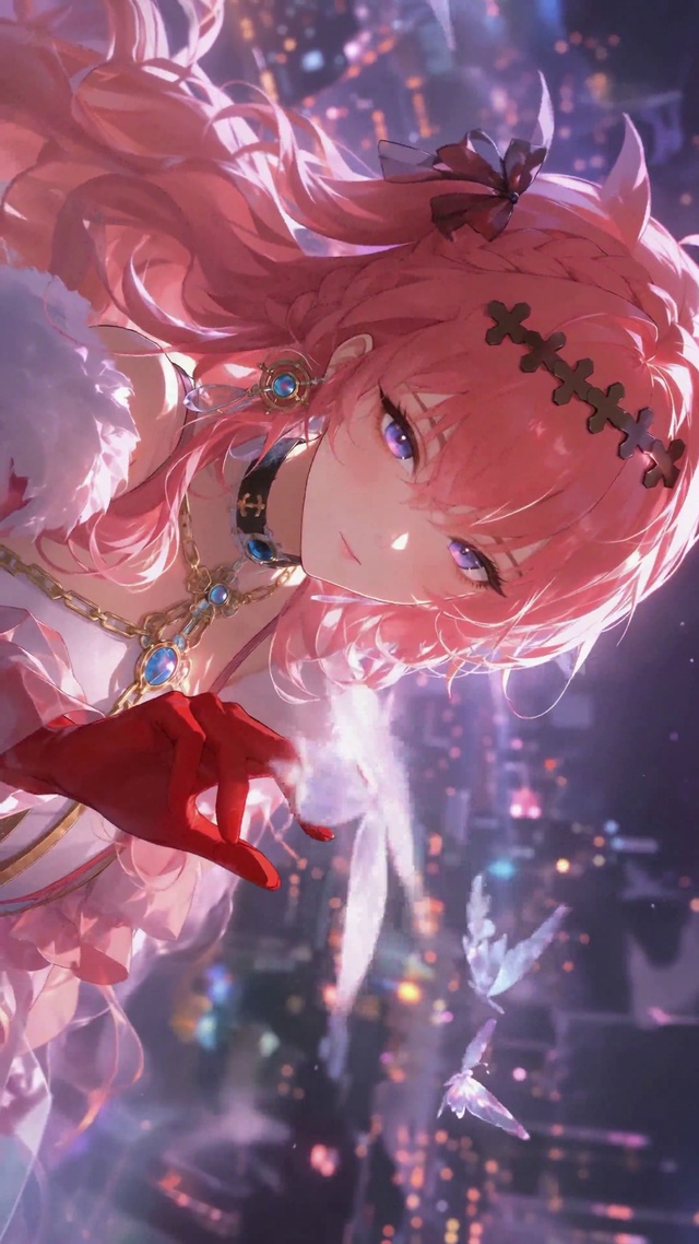 梦幻粉发都市蝴蝶美少女达妮娅