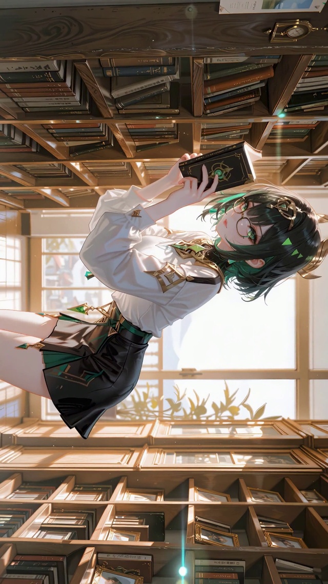 暖阳图书馆少女奈芙尔