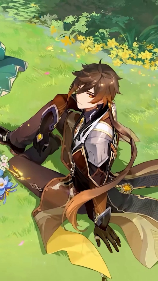 原神3.1周年壁纸，钟离