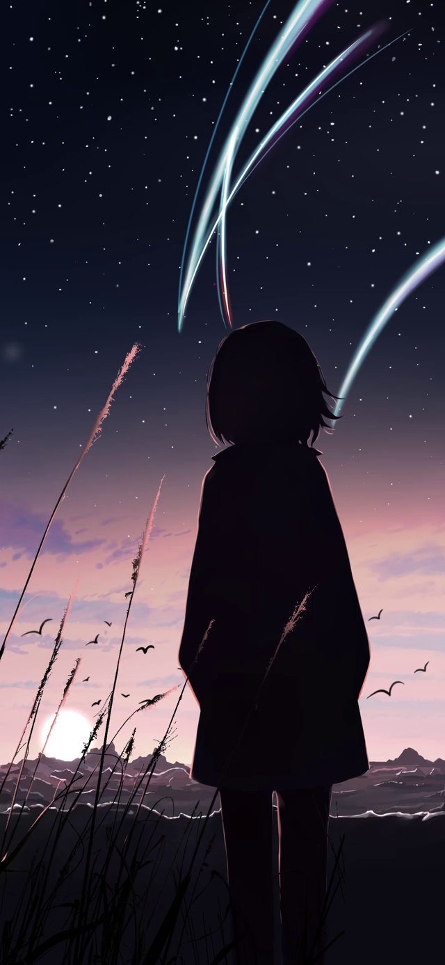 星空之下女