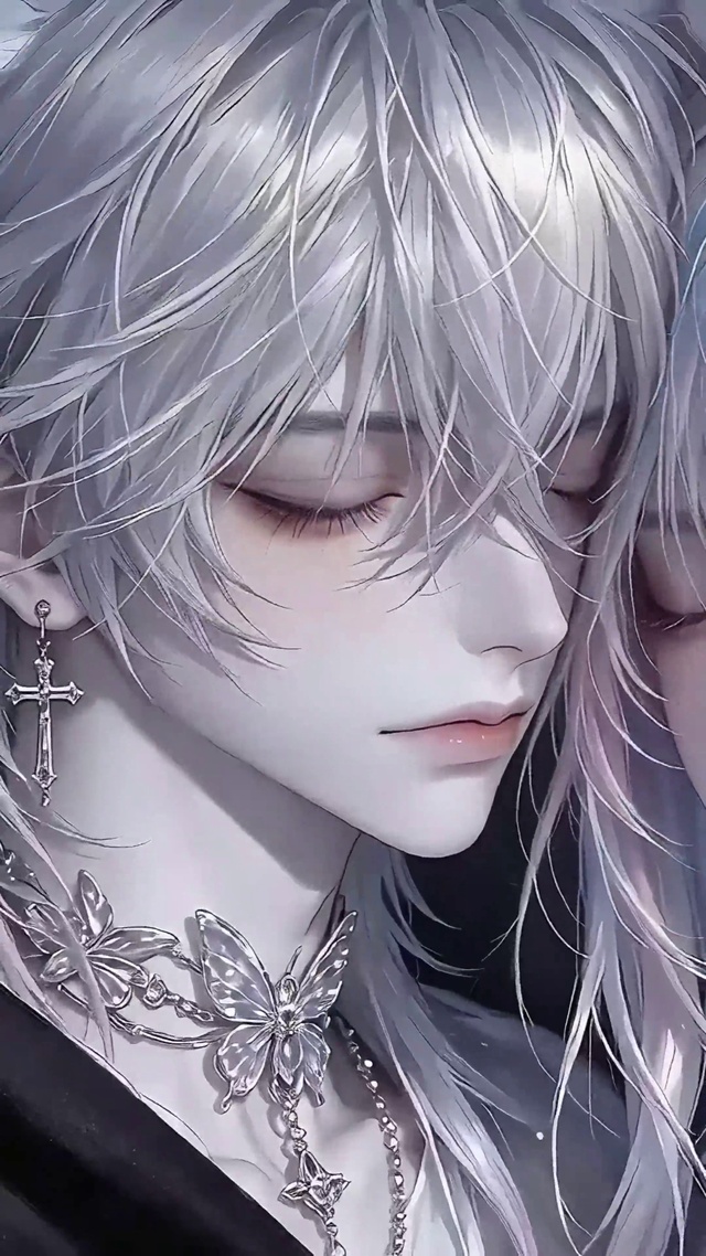兽耳白发美少年