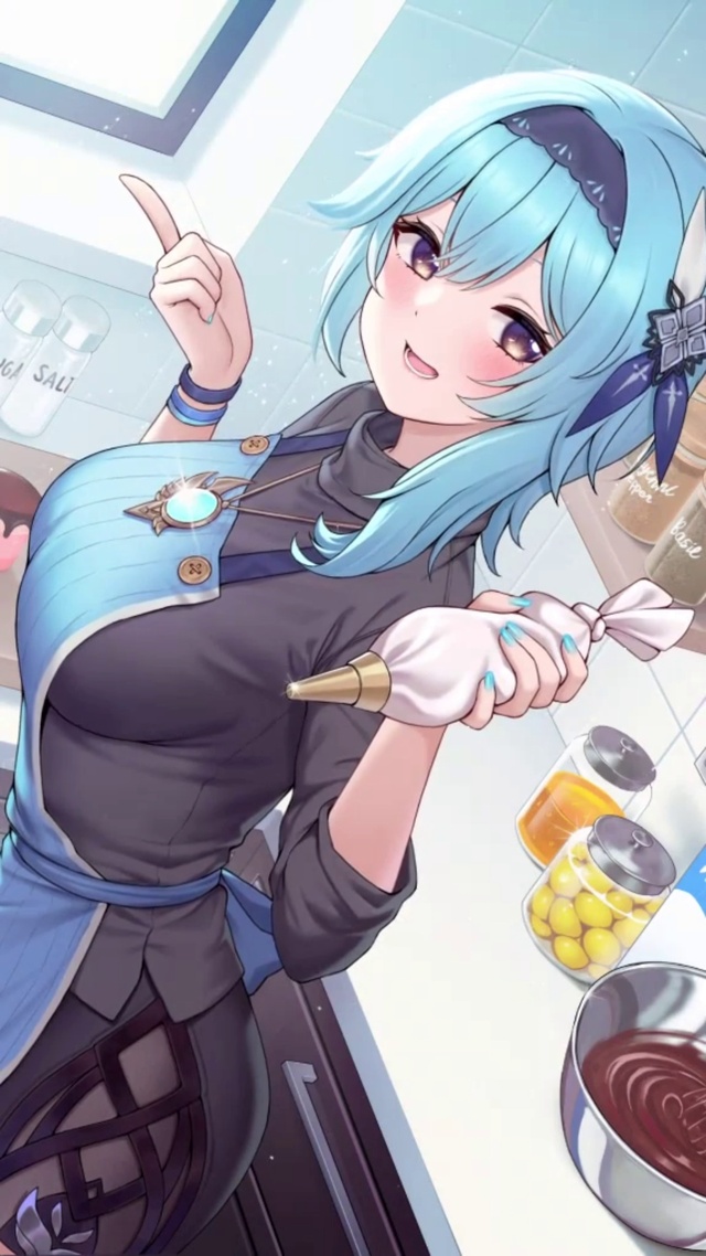 可爱性感御姐美女下厨