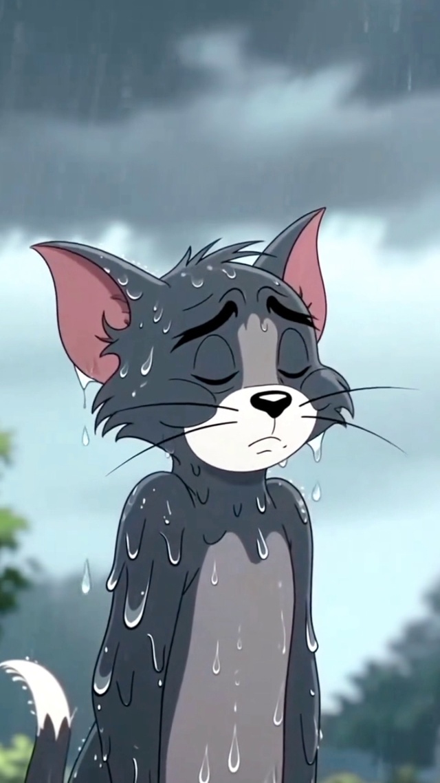 伤心的Tom猫