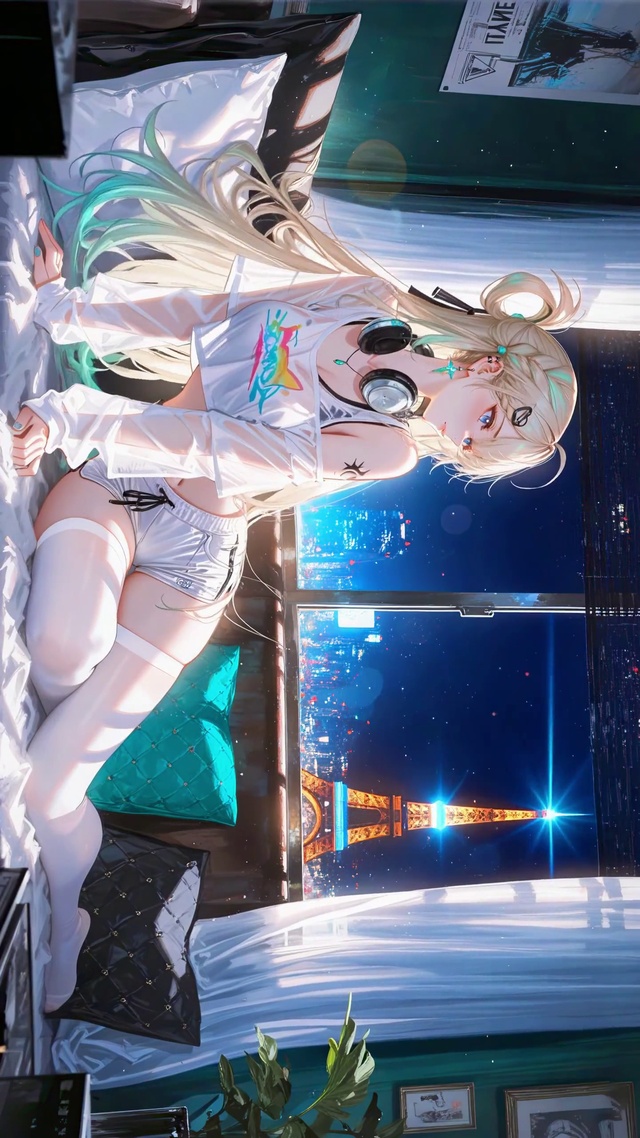 窗边白丝萝莉琳奈