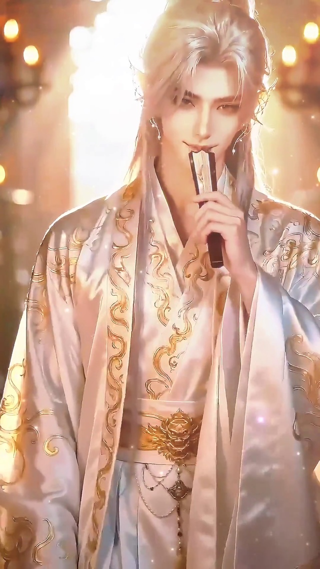 金色暖阳古风贵公子