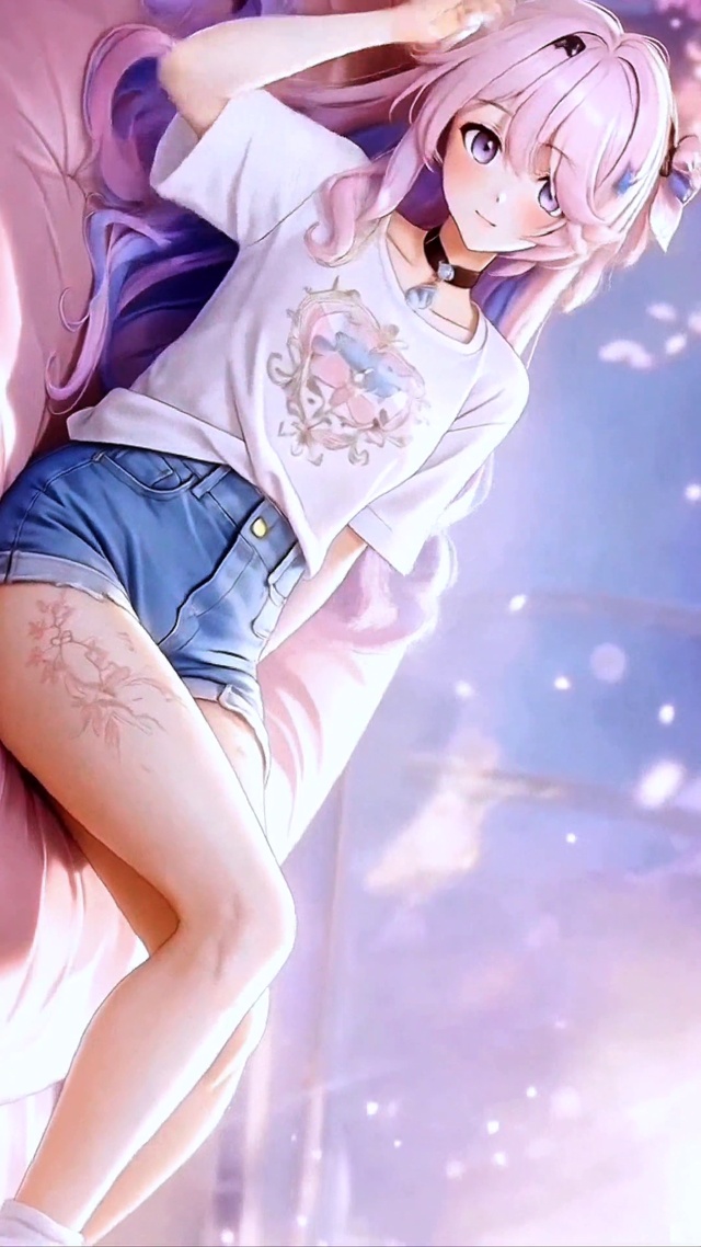 刚睡醒的女孩